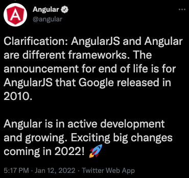 Angular clearing up confusion, five years later